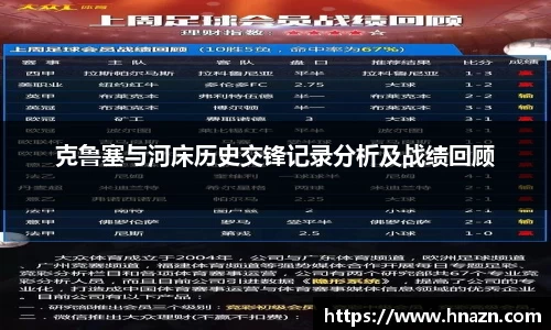 克鲁塞与河床历史交锋记录分析及战绩回顾