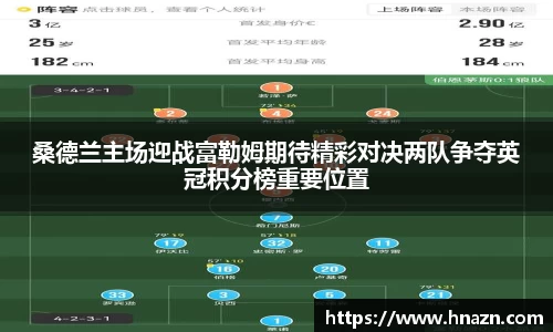 桑德兰主场迎战富勒姆期待精彩对决两队争夺英冠积分榜重要位置