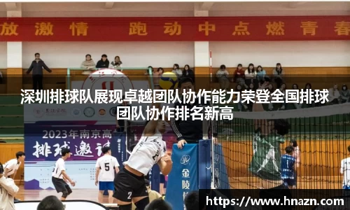 深圳排球队展现卓越团队协作能力荣登全国排球团队协作排名新高